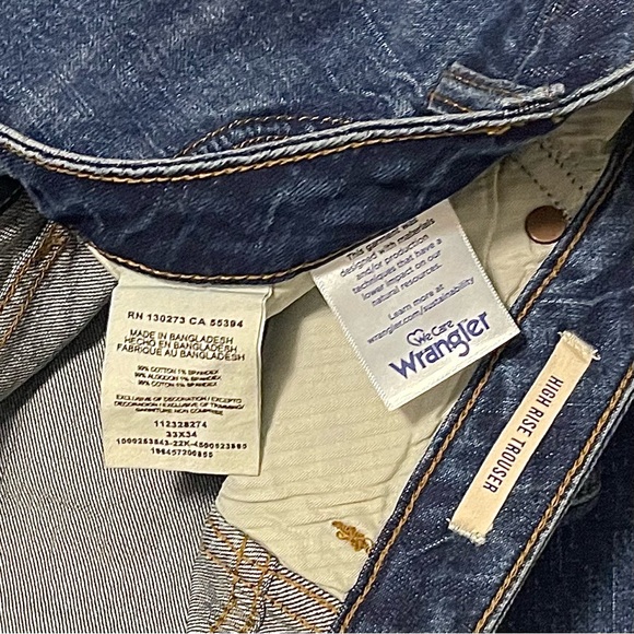 NWT Wrangler High Rise Trouser - Retro Style & Stretch - Size 33 | 34 - Picture 10 of 11